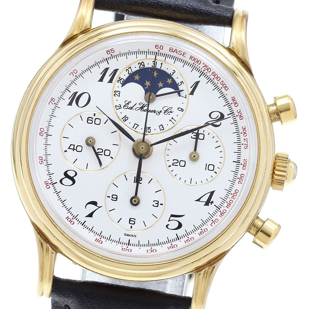 Heuer Edouard Heuer 125th Anniversary Moon Phase Chronograph 188.205 1 (1 of 5)