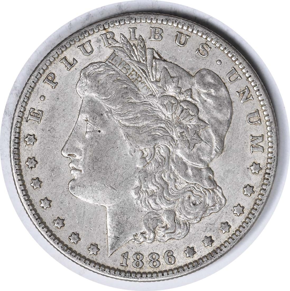 1886-O VAM 1A Morgan Silver Dollar 90% Silver Uncertified: 1886-O VAM 1A Morgan Silver Dollar 90% Silver Uncertified This 1886-O VAM 1A Morgan Silver Dollar showcases a striking design by George T. Morgan, and it features a unique clash that adds to its colle