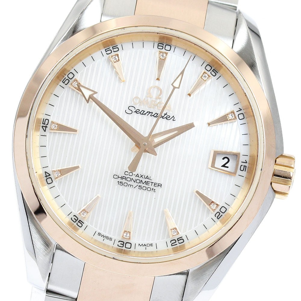 OMEGA Seamaster Aqua Terra Co-Axial Chronometer Men's Wristwatch: OMEGA Seamaster Aqua Terra Co-Axial Chronometer Men's Wristwatch This OMEGA Seamaster Aqua Terra Co-Axial Chronometer wristwatch, model 231.20.39.21.55.001, is a pre-owned Swiss timepiece designed for