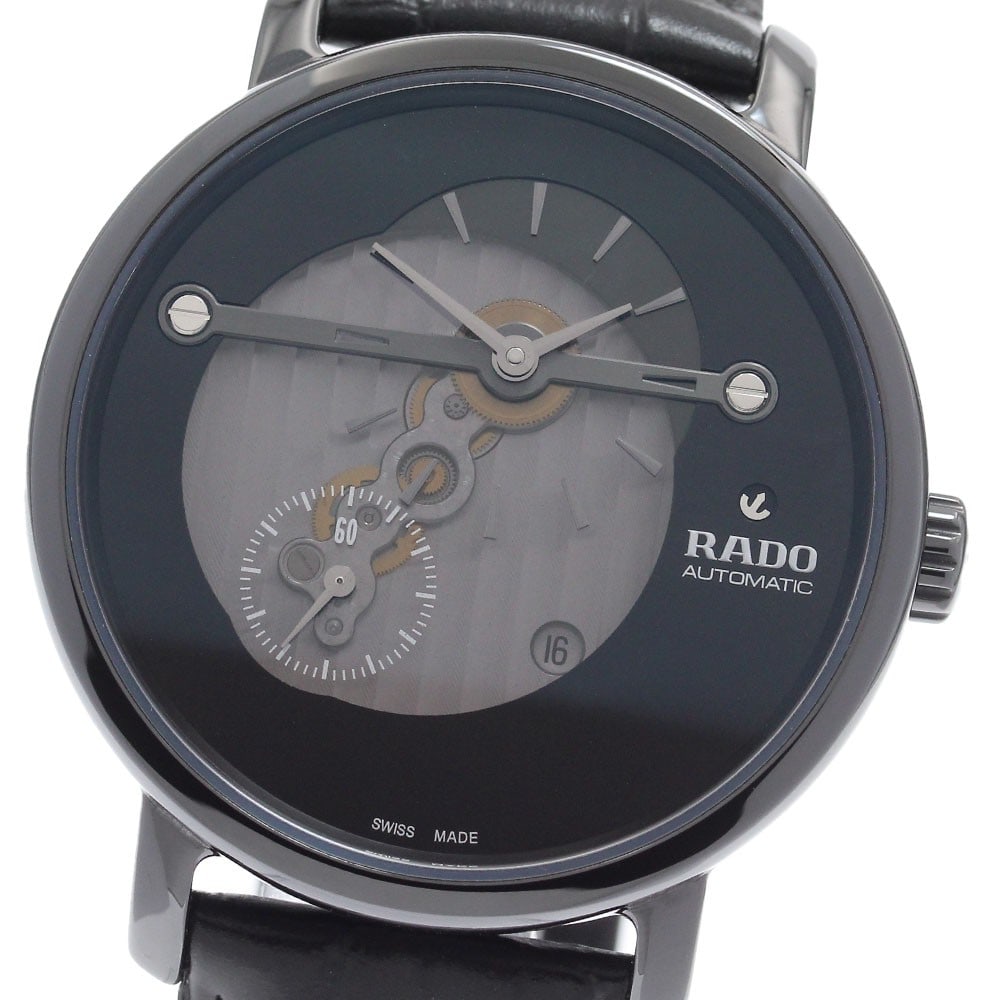 RADO DiaMaster Date Automatic Mens Wristwatch R14060156: RADO DiaMaster Date Automatic Mens Wristwatch R14060156 RADO DiaMaster Date automatic men's wristwatch in pre-owned condition. The watch is described as Swiss origin and is part of the DiaMaster Date 