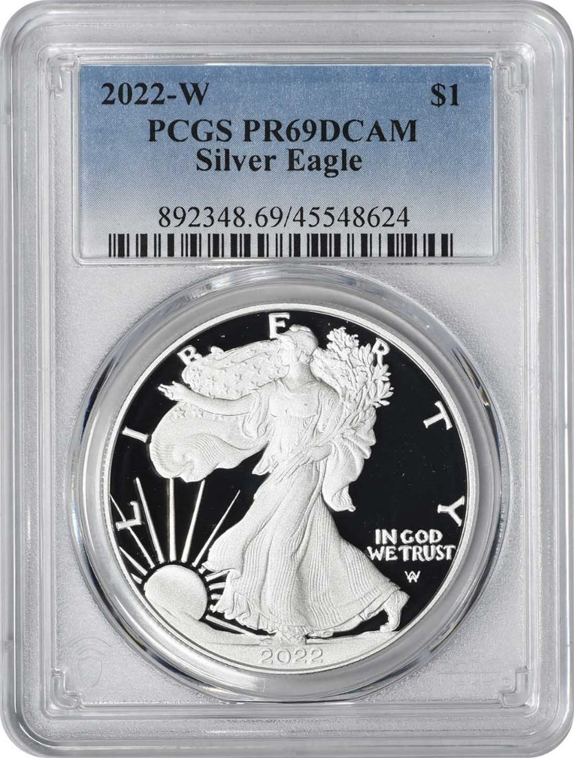 2022-W Proof Silver Eagle PCGS PR69DCAM (1 of 2)