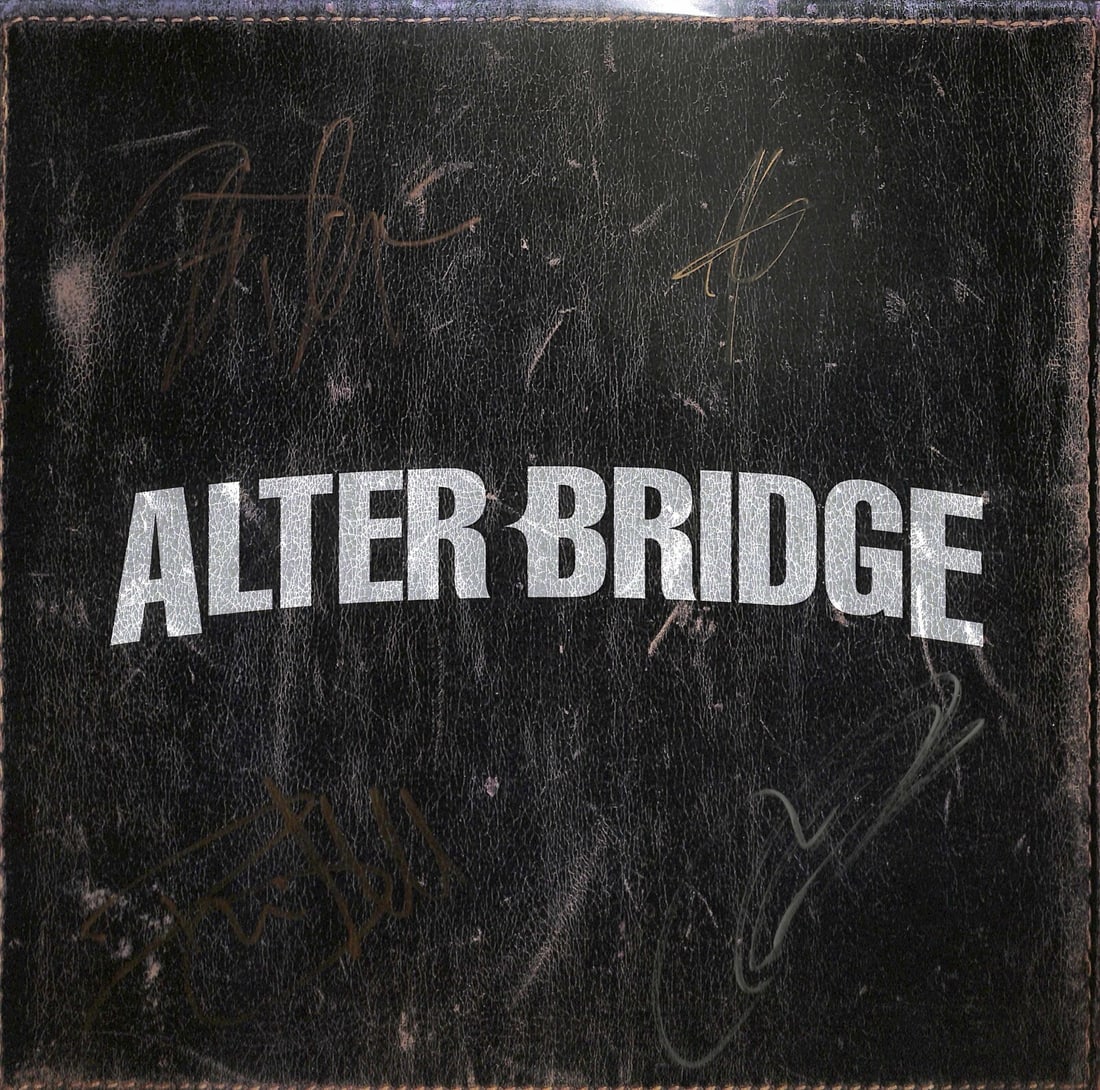 Alter Bridge Pawns and Kings Signed Album Insert with Beckett LOA (1 of 1)