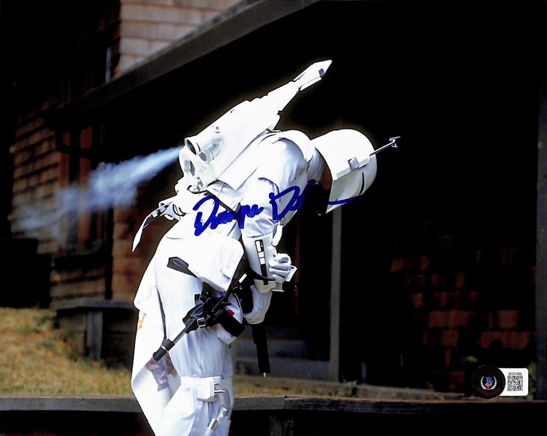 8x10 Duwayne Dunham Signed Photo Boba Fett Concept Beckett Authenticated (1 of 1)