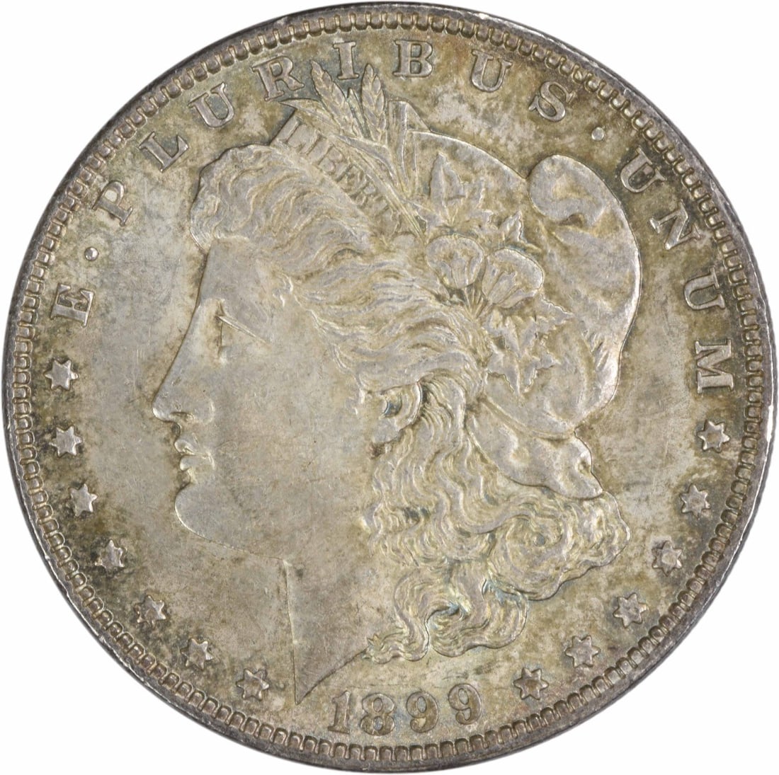 1899 Morgan Silver Dollar AU Uncertified 90% Silver Philadelphia Coin (1 of 2)