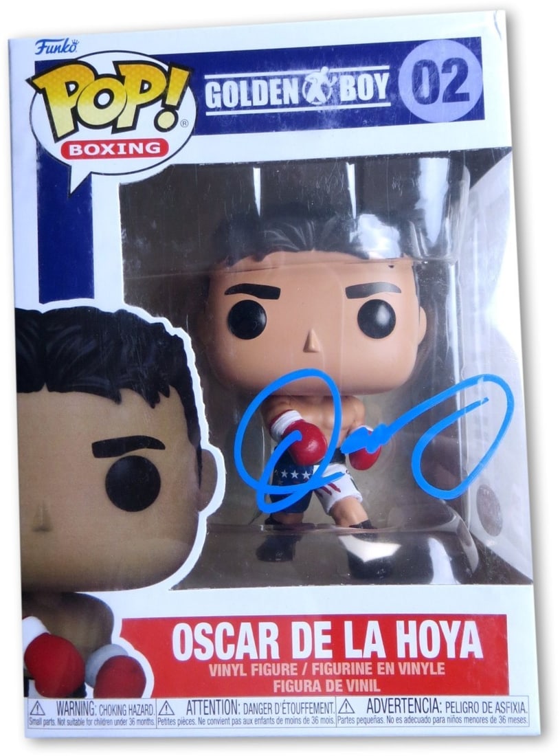 Oscar De La Hoya Signed Funko POP! Figure Golden Boy PSA Authentic (1 of 3)
