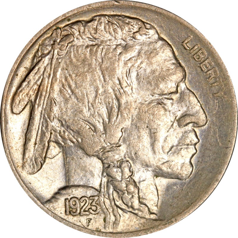 1923 P United States Buffalo Nickel: 1923 P United States Buffalo Nickel This 1923-P Buffalo Nickel is a circulated coin from the United States, composed of nickel. It is pre-owned and uncertified, making it a collectible piece for numis