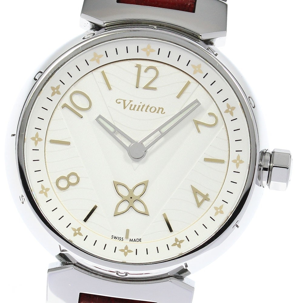 Louis Vuitton Tambour New Wave MM Quartz Small Seconds Watch (1 of 8)