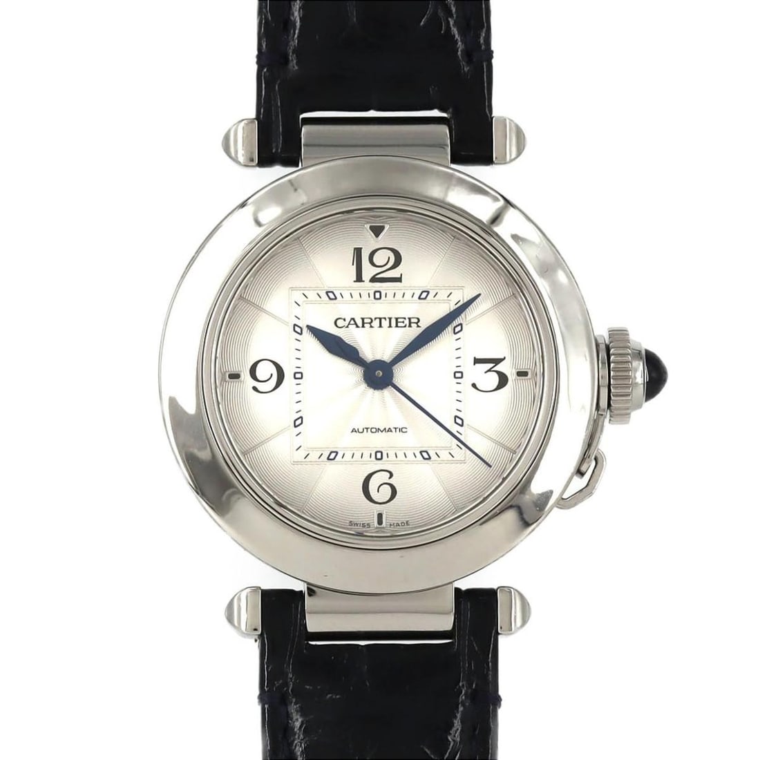 Cartier WSPA0012 Pasha 35mm Stainless Steel Automatic Wristwatch (1 of 6)