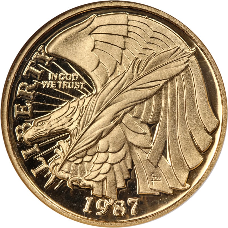 1987-W Constitution $5 Gold NGC PF69 Ultra Cameo (1 of 4)
