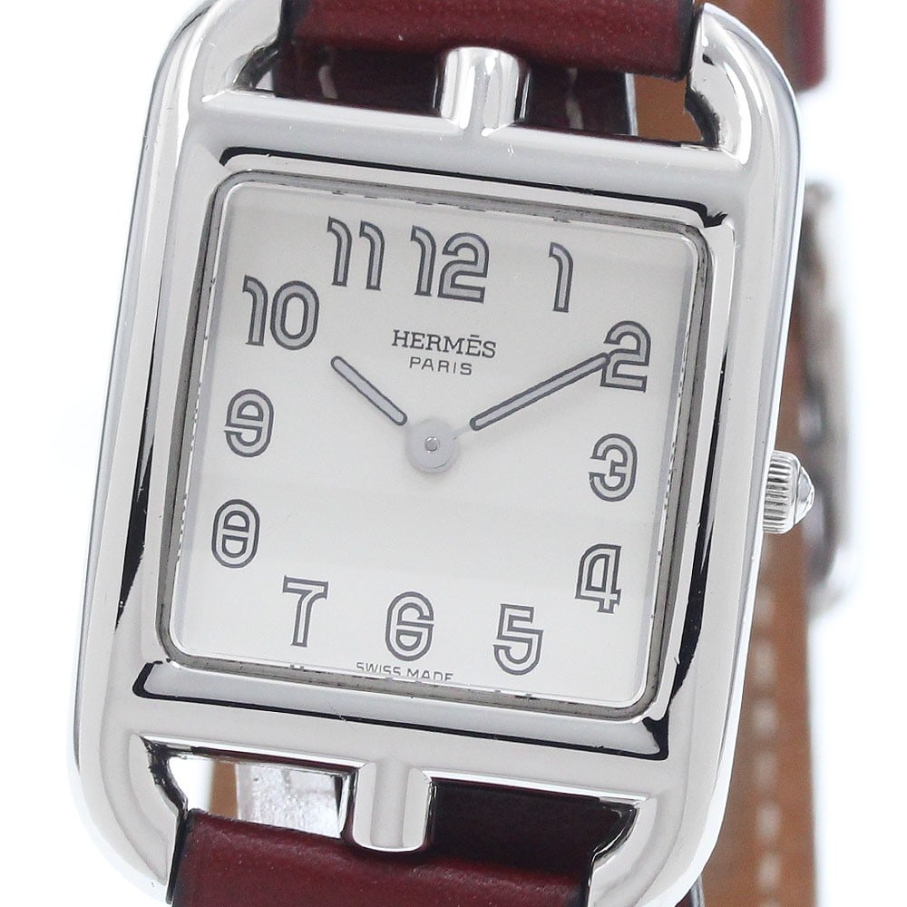 HERMES Cape Cod CC1.210 Womens Quartz Wristwatch Double Tour (1 of 6)