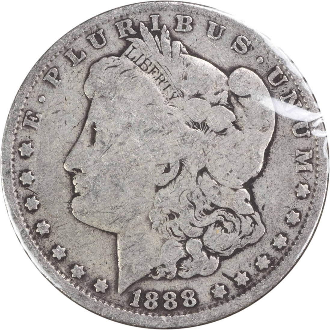 1888-O Morgan Silver Dollar VAM 4 Hot Lips VG Uncertified: 1888-O Morgan Silver Dollar VAM 4 Hot Lips VG Uncertified This 1888-O VAM 4 Morgan Silver Dollar features the renowned design by George T. Morgan, showcasing the iconic Lady Liberty on the obverse. Th