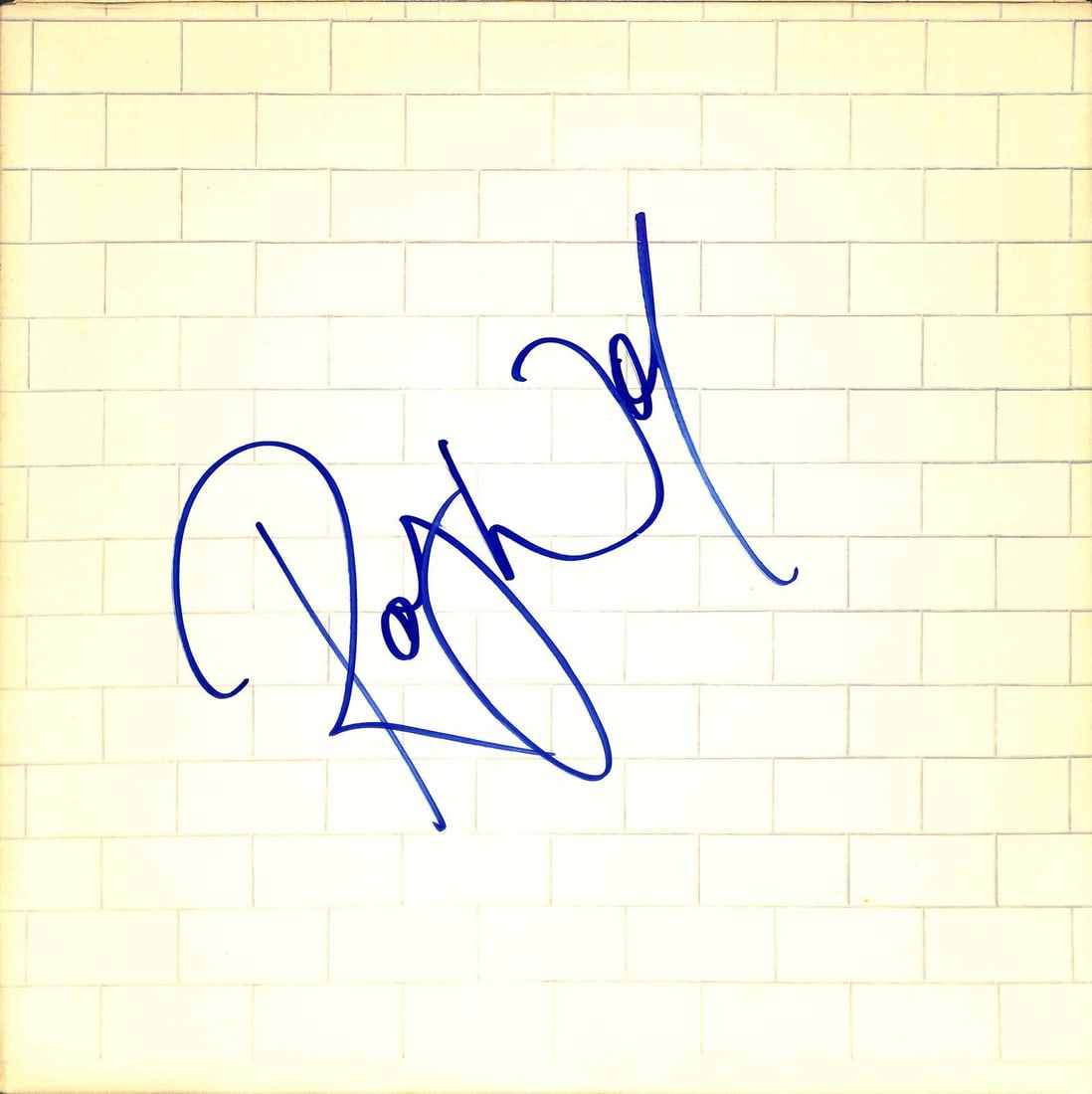 Pink Floyd The Wall album signed by Roger Waters Beckett LOA (1 of 1)