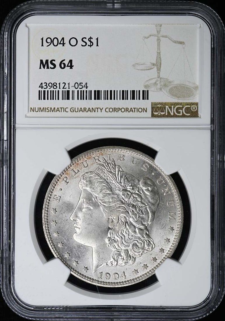 NGC MS64 1904 New Orleans Morgan Silver Dollar (1 of 2)