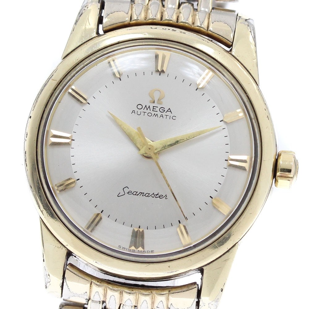 Omega Seamaster 2846-2848 Automatic Men's Wristwatch Rice Bracelet (1 of 9)