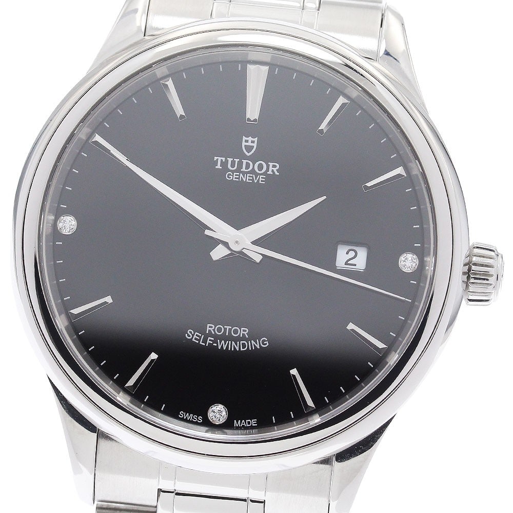TUDOR 12700 mens automatic date wristwatch with 3P diamond dial: TUDOR 12700 mens automatic date wristwatch with 3P diamond dial TUDOR 12700 Style 3P Diamond Date Automatic men's wristwatch. This pre-owned Swiss-made watch is described as a TUDOR model with a diamo