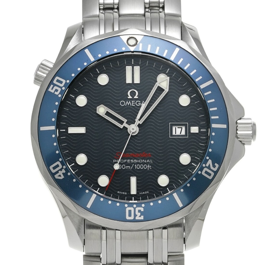 OMEGA Seamaster 300 Quartz Men's Wristwatch: OMEGA Seamaster 300 Quartz Men's Wristwatch This is a pre-owned OMEGA Seamaster 300 Quartz 2221.80 wristwatch designed for men. Manufactured in Switzerland, this timepiece combines classic style with 