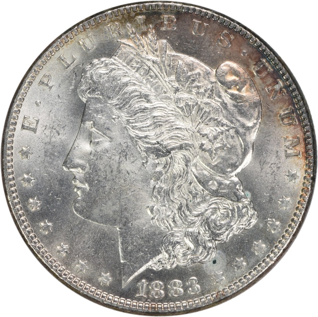 Brilliant Uncirculated 1883 Silver Dollar Morgan Uncertified No Mint Mark: Brilliant Uncirculated 1883 Silver Dollar Morgan Uncertified No Mint Mark This is an uncirculated 1883 Morgan Silver Dollar featuring brilliant uncirculated (BU) grade. Minted in the United States wit