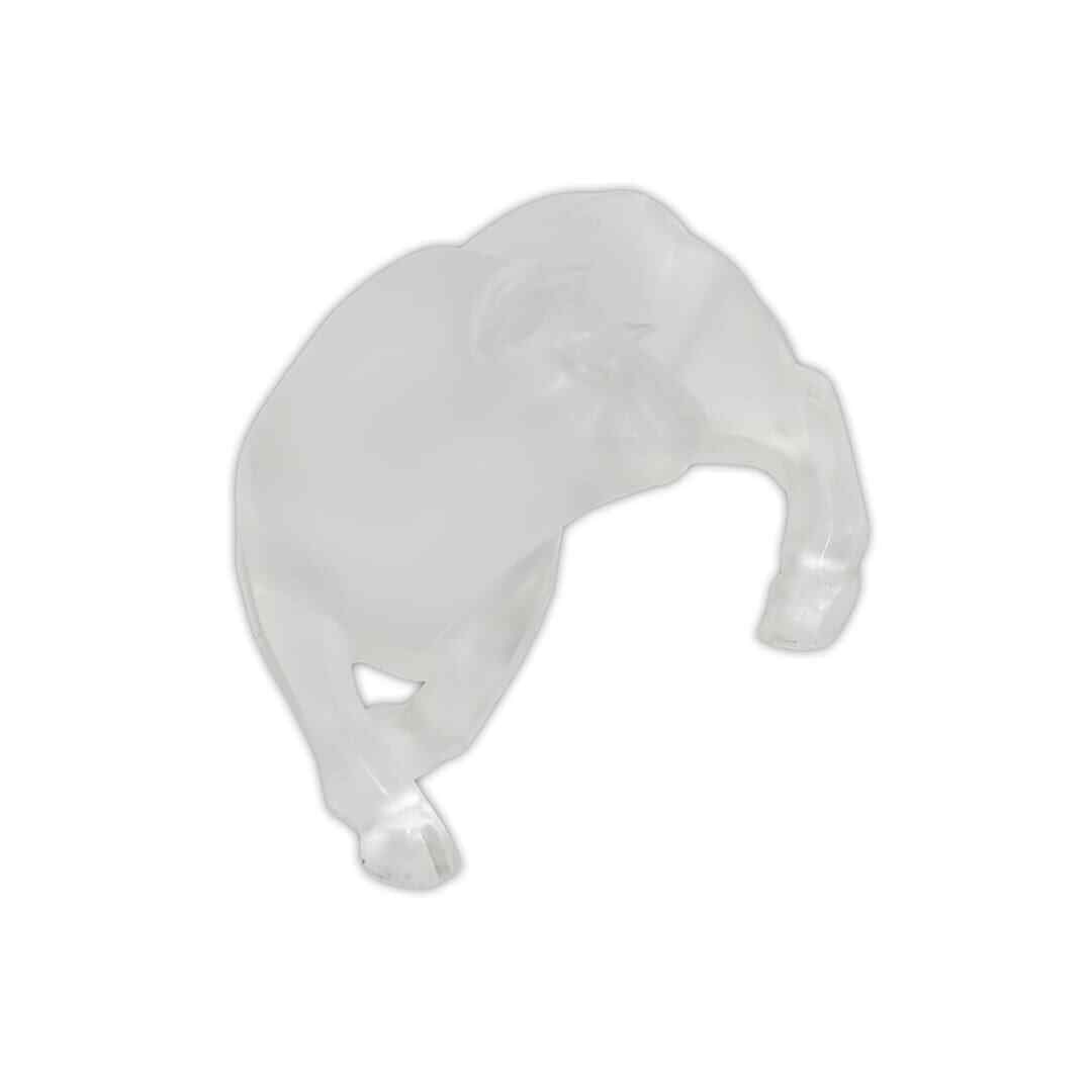 Lalique crystal bull figurine Taureau Vuelta France: Lalique crystal bull figurine Taureau Vuelta France This Lalique Taureau Vuelta Ox/Bull figurine is crafted from fine crystal and features an animal theme. Made in France, it is marked Lalique on the 