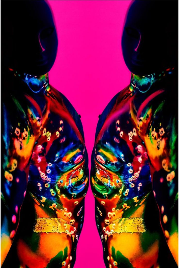 Giuliano Bekor Framed Abstract Photography LB18 60 x 40 in Edition of 4 (1 of 7)