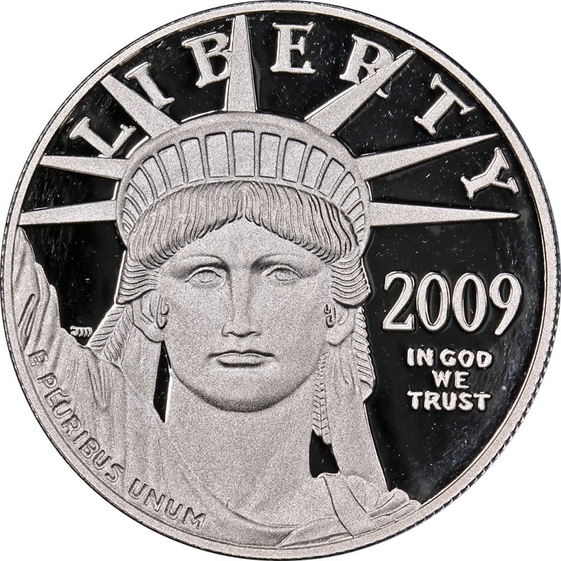 2009 W Platinum Eagle Proof $100 OGP COA (1 of 4)