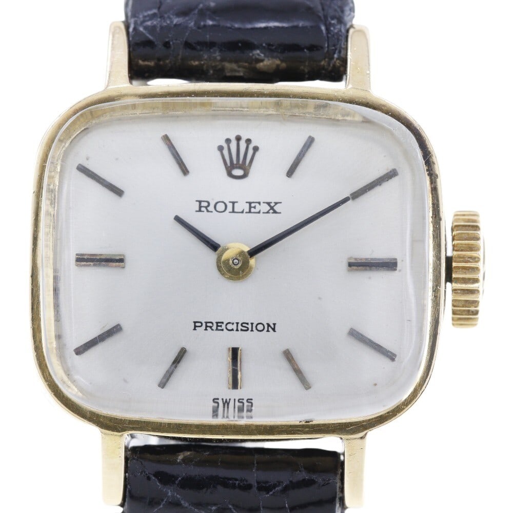 ROLEX Precision 2651 Ladies Swiss Made Manual Winding Silver Dial (1 of 11)
