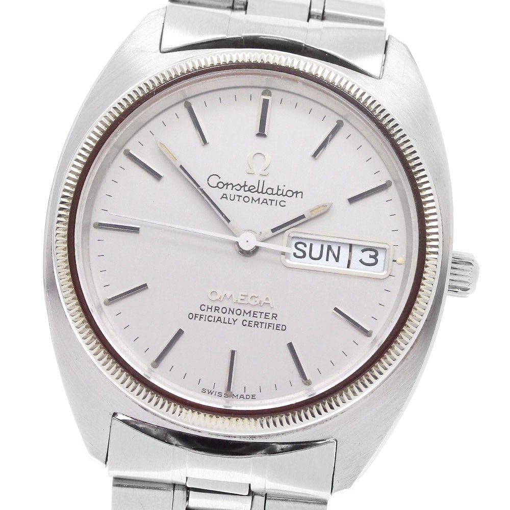 OMEGA Constellation ST168.0057 mens wristwatch with WG bezel Cal.1021 (1 of 9)