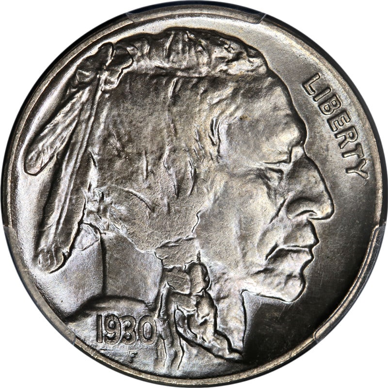 PCGS MS67 1930 Philadelphia Buffalo Nickel With Strong Strike and Luster: PCGS MS67 1930 Philadelphia Buffalo Nickel With Strong Strike and Luster This 1930-P Buffalo Nickel is certified by PCGS with a grade of MS67. The coin features superb eye appeal, fantastic luster, an