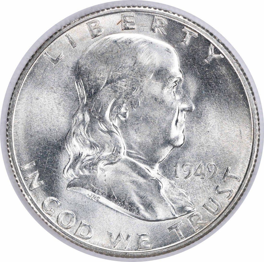 1949-S Franklin Silver Half Dollar Choice BU Uncertified (1 of 2)