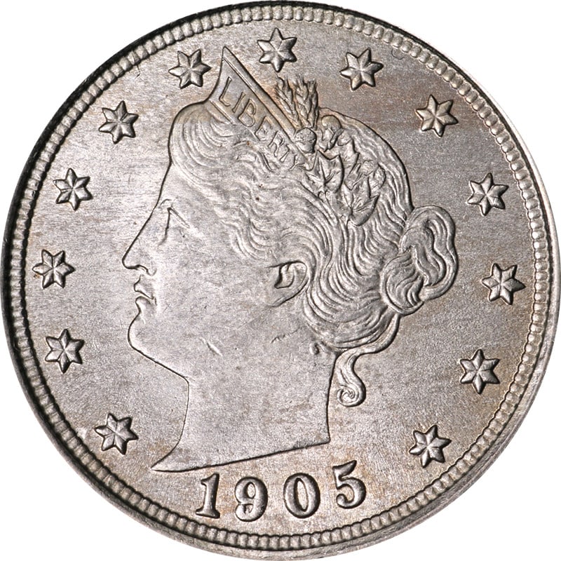 1905 Liberty V Head Nickel Uncertified Circulated (1 of 2)