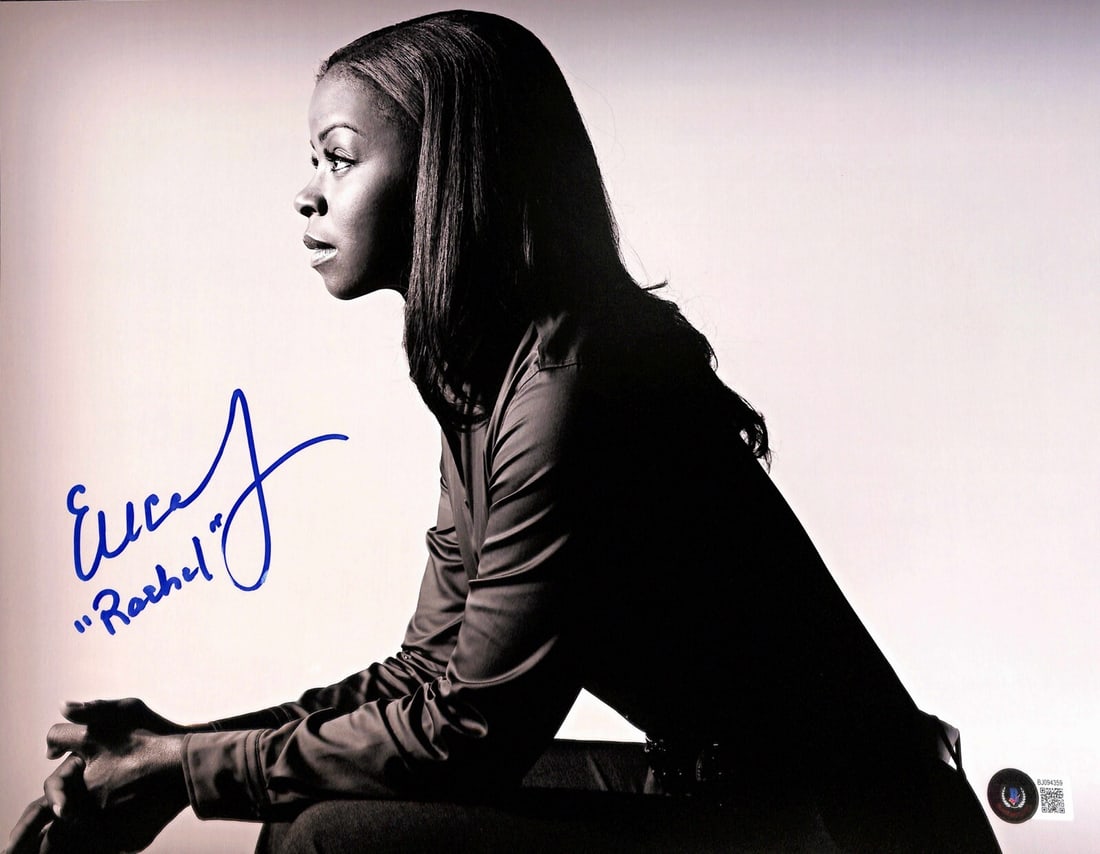 Erica Tazel Justified 11x14 Autographed Photo Beckett Certified: Erica Tazel Justified 11x14 Autographed Photo Beckett Certified This stunning 11x14 photograph captures actress Erica Tazel, known for her role as U.S. Marshal Rachel Brooks in the acclaimed TV series