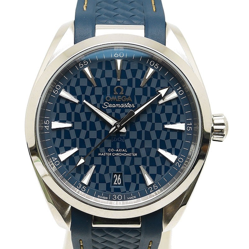 OMEGA Aqua Terra Tokyo 2020 Olympics Men's Wristwatch Limited Edition: OMEGA Aqua Terra Tokyo 2020 Olympics Men's Wristwatch Limited Edition This OMEGA Seamaster Aqua Terra is a limited edition men's wristwatch created for the 2020 Tokyo Olympics. Featuring Swiss craftsm