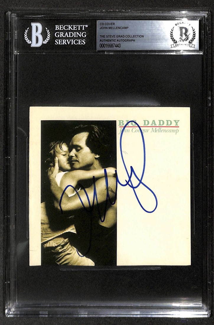 John Cougar Mellencamp Signed Big Daddy CD Jacket Beckett Authenticated (1 of 1)