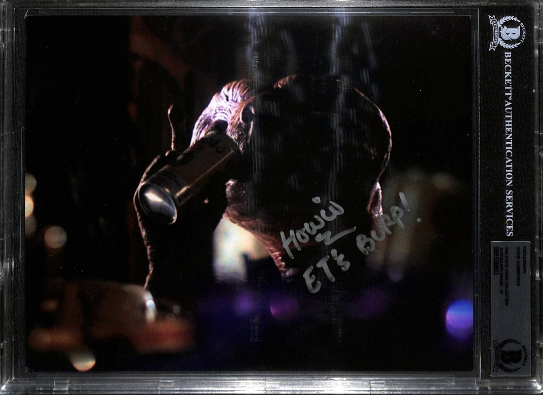 Beckett Certified Howie Hammerman E.T. Signed 8x10 Photo (1 of 1)