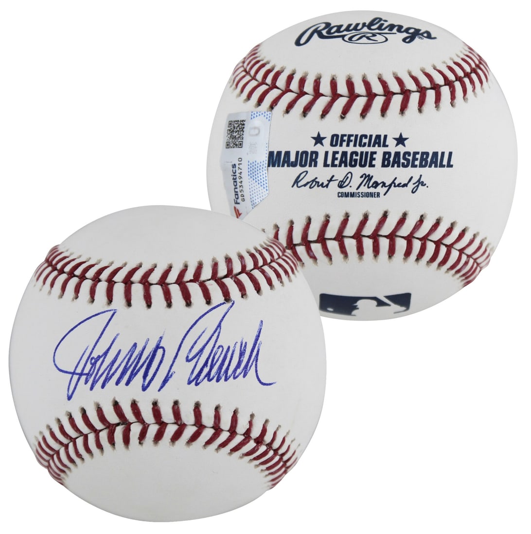 Johnny Bench Signed OML Baseball with Fanatics Authentication (1 of 4)