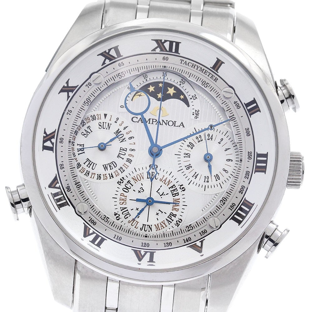 Citizen Campanola Grand Complication Men's Wristwatch AH4080-52A: Citizen Campanola Grand Complication Men's Wristwatch AH4080-52A This is a pre-owned CITIZEN Campanola Grand Complication men's wristwatch, model AH4080-52A/6772-T025307. Crafted in Japan, this timepi