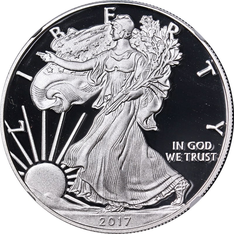 2017-W Silver American Eagle $1 NGC PF70 UCAM Edmund Moy Signature (1 of 4)