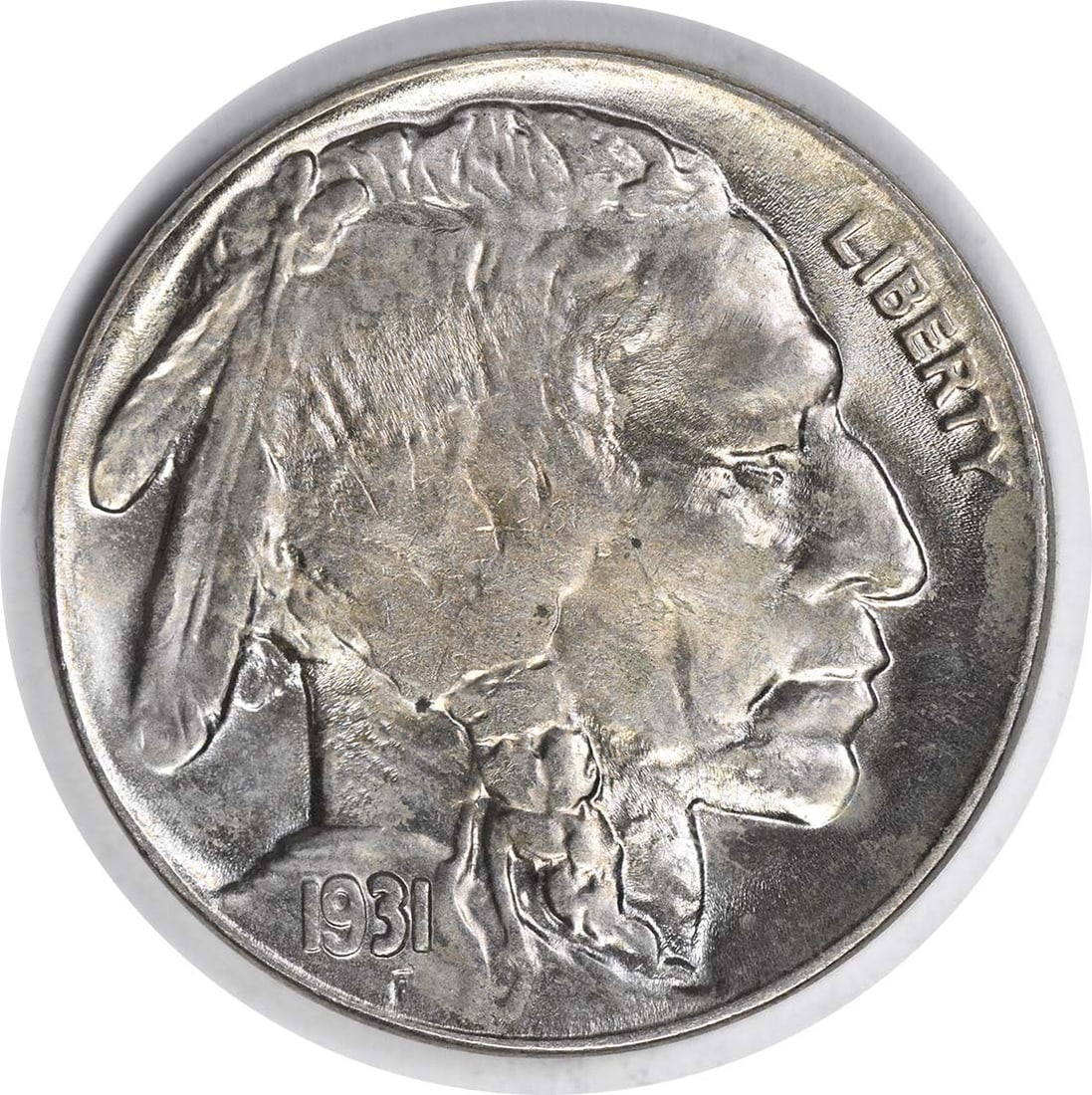 1931-S Buffalo Nickel Choice BU+ Uncertified Rare Find: 1931-S Buffalo Nickel Choice BU+ Uncertified Rare Find This 1931-S Buffalo Nickel features a high-quality uncirculated grade of BU+. Struck at the San Francisco mint, this nickel showcases the iconic 