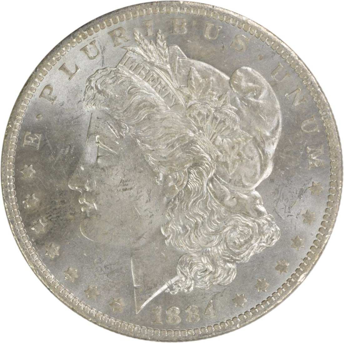 Choice BU 1884-O Silver Dollar Morgan Uncertified Uncirculated US Coin: Choice BU 1884-O Silver Dollar Morgan Uncertified Uncirculated US Coin This is an 1884-O Morgan Silver Dollar from the United States, featuring the iconic Morgan design. The coin is uncirculated and g