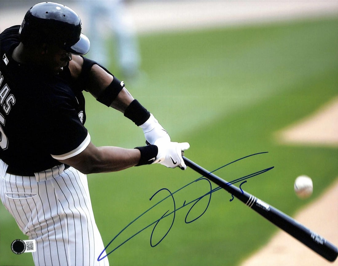 Beckett Authenticated Frank Thomas White Sox 11x14 Signed Photo (1 of 1)