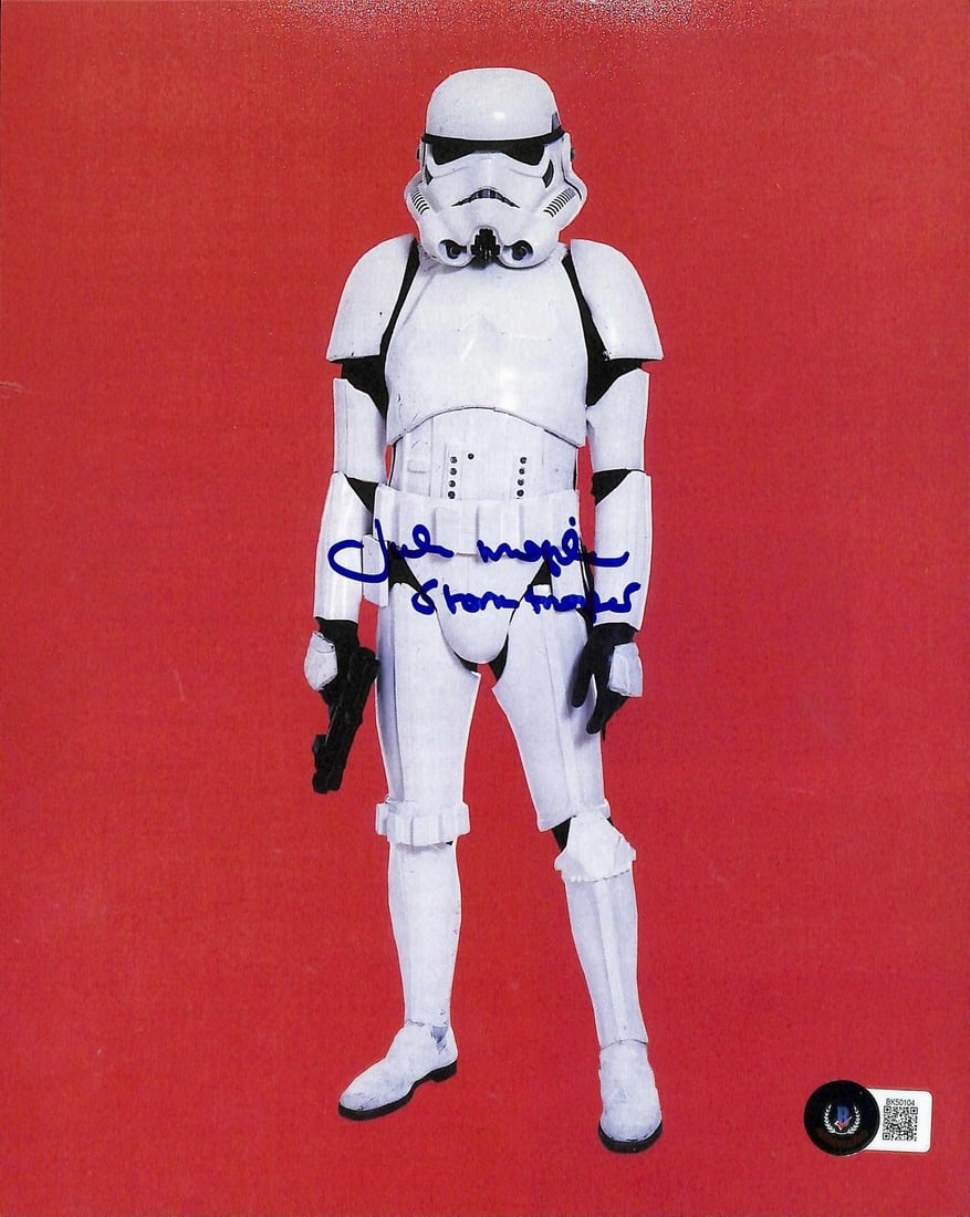 8x10 Star Wars Stormtrooper photo signed by John Modridge Beckett authenticated (1 of 1)