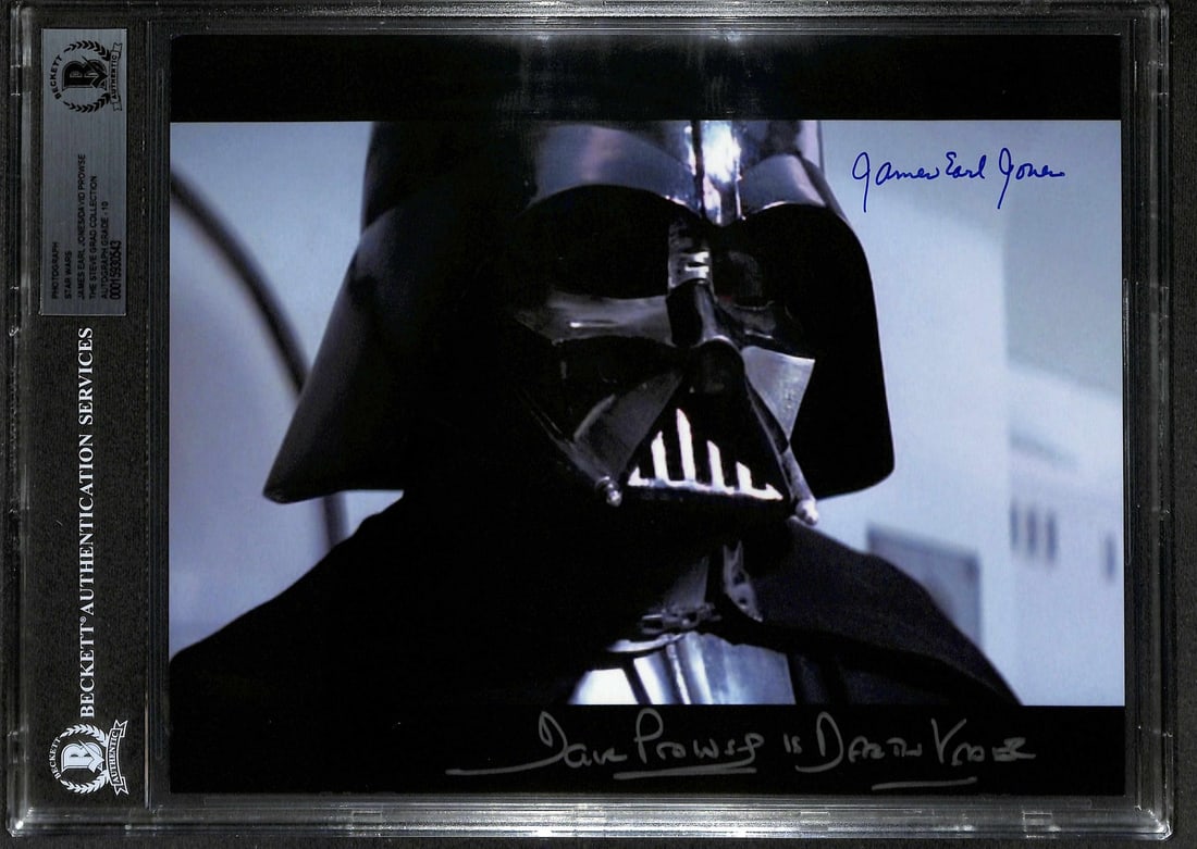 Beckett Authenticated 8x10 Darth Vader Photo Signed by Jones and Prowse (1 of 1)