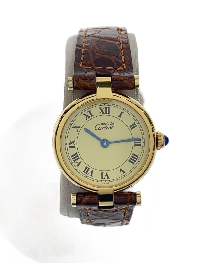 Cartier Must de Vendome Swiss Quartz Ladies Wristwatch: Cartier Must de Vendome Swiss Quartz Ladies Wristwatch This Cartier Must de Vendome Quartz wristwatch is designed for women and features a classic and elegant look. The timepiece is Swiss-made and sho