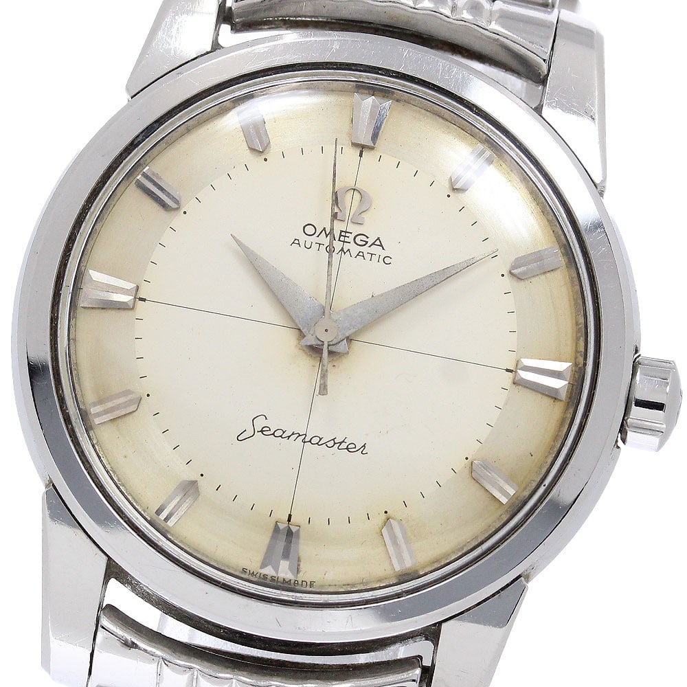 OMEGA Seamaster 2921 cal.501 mens wristwatch with rice bracelet (1 of 9)