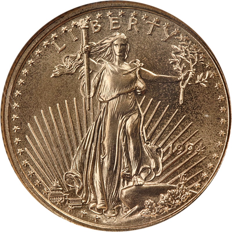 1994 Gold American Eagle $5 Coin NGC MS70 Uncirculated (1 of 4)