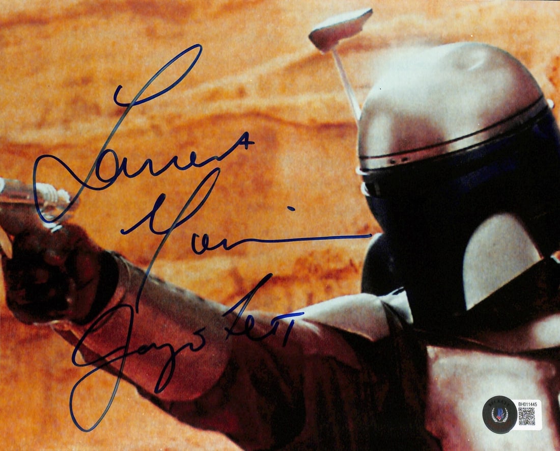 Jango Fett 8x10 Photo Signed by Temuera Morrison Beckett Authenticated (1 of 1)