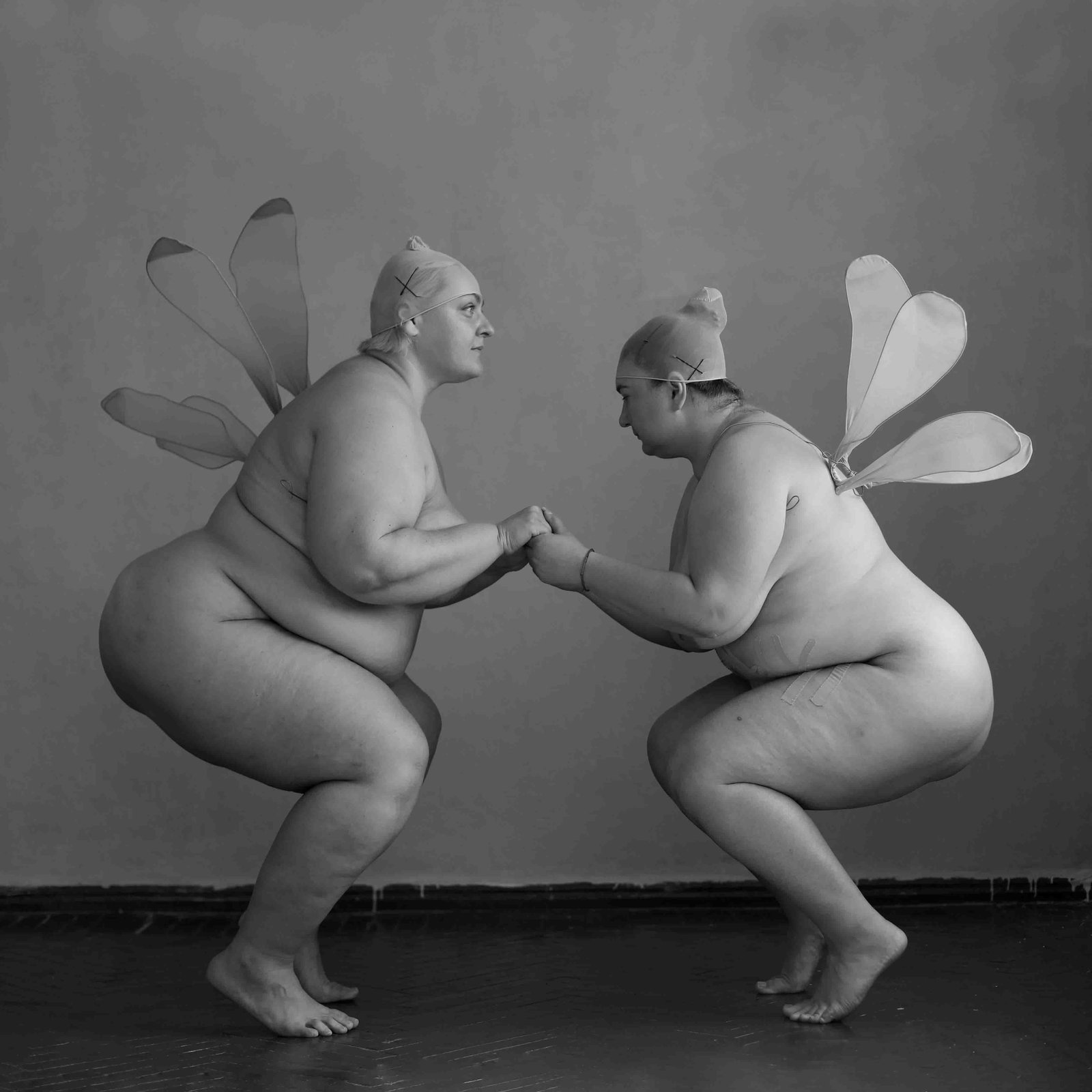 Olha Stepanian Ladybugs Nude Photography 39x39 Edition of 3: Olha Stepanian Ladybugs Nude Photography 39x39 Edition of 3 "Ladybugs" is a captivating piece of nude photography by artist Olha Stepanian, showcasing a surrealist style. Created in 2021, this artwork