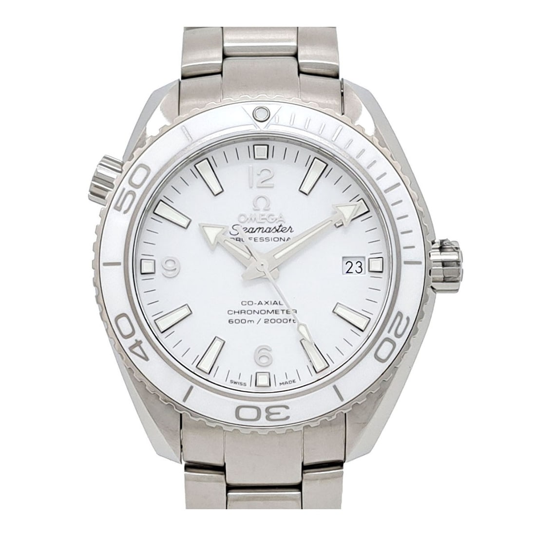 Omega Seamaster Planet Ocean 600M Men's Swiss Wristwatch: Omega Seamaster Planet Ocean 600M Men's Swiss Wristwatch This is an OMEGA Seamaster Planet Ocean 600M men's wristwatch, model 232.30.42.21.04.001. The watch is Swiss-made and designed for men. It is a