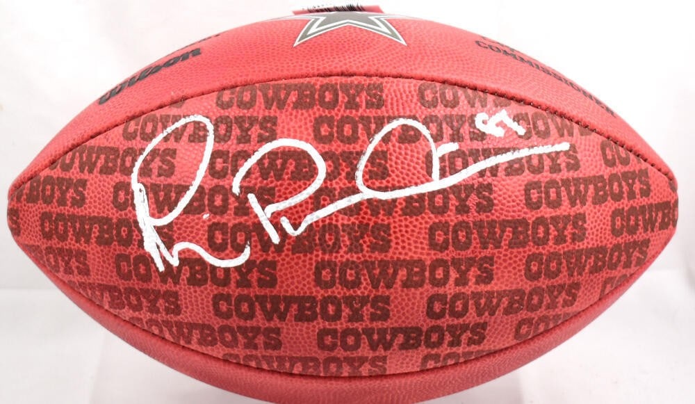 Beckett Authenticated Michael Irvin Autographed Duke Football Cowboys Limited Edition: Beckett Authenticated Michael Irvin Autographed Duke Football Cowboys Limited Edition This is an original football signed by Michael Irvin of the Dallas Cowboys. It is a limited edition Cowboys Showca