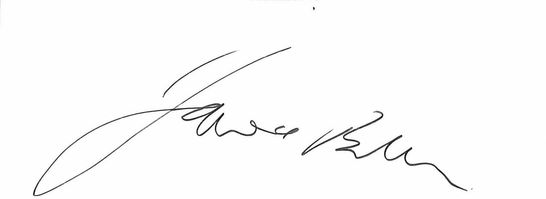 Jim Belushi signed autograph cut Beckett authenticated: Jim Belushi signed autograph cut Beckett authenticated This item is a hand-signed cut featuring the autograph of acclaimed actor and comedian Jim Belushi. The signature is presented on a clean white c