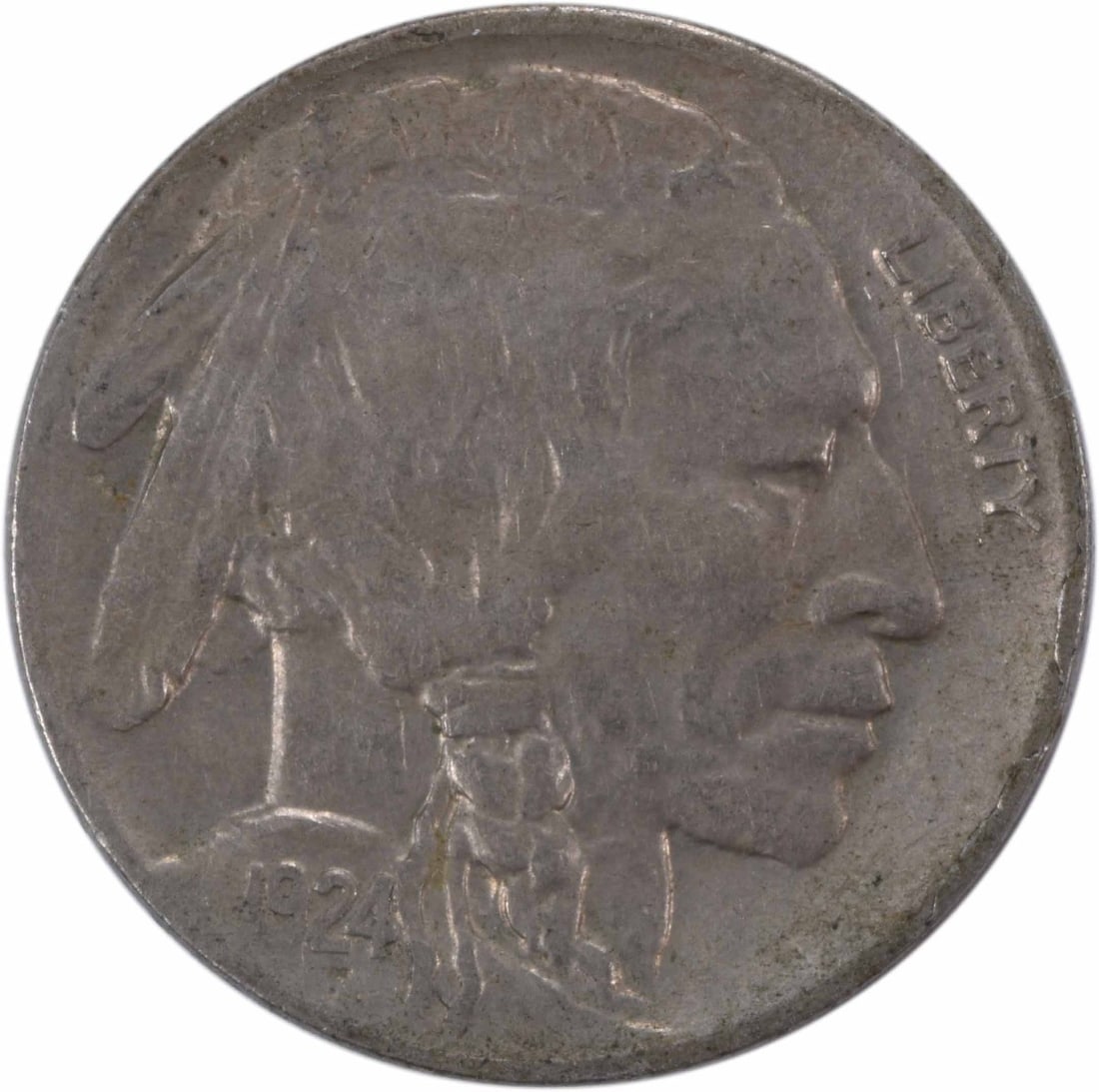 1924-D Buffalo Nickel Extra Fine Uncertified Denver Mint Coin: 1924-D Buffalo Nickel Extra Fine Uncertified Denver Mint Coin This 1924-D Buffalo Nickel is an exquisite example of American coinage. Struck at the Denver Mint, this coin features the iconic Buffalo d